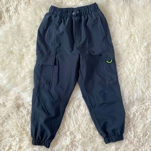 Zara Boy’s Soft-lined Utility Cargo Joggers, Black, size 9 years